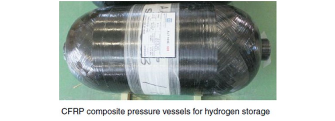 CFRP composite pressure vessels for hydrogen storage