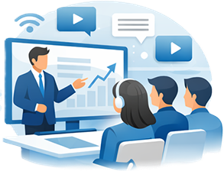 シンポジウムやウェビナー案内のイメージ